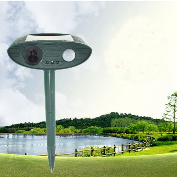 Ultrasonic Solar Power Ultrasonic Repeller Motion Pest Animal Mice Rat Mouse Fox