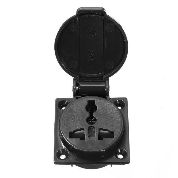 YD-53 Nylon and Brass Outdoor Power Waterproof Single Socket
