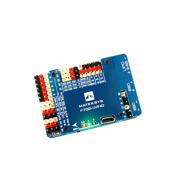 Matek Systems F722-WING STM32F722RET6 Flight Controller Built-in OSD for RC Airplane Fixed Wing