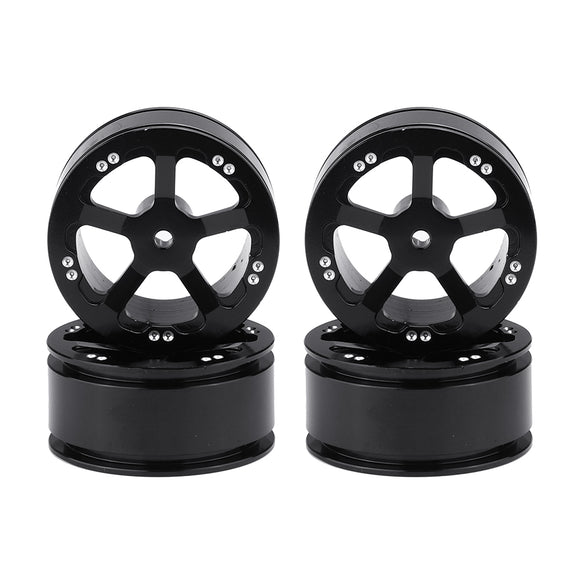 4PCS WPL Upgraded Aluminum Wheel Hub for B1 B16 B24 B36 C14 C24 1/16 Rc Car Parts
