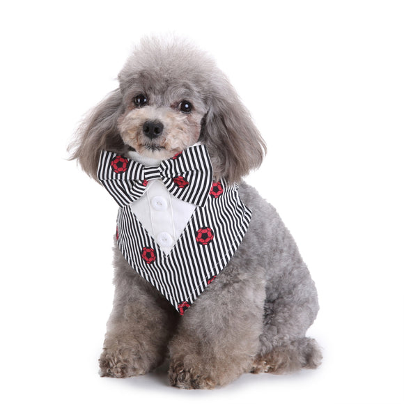 Pets Dog Cat Formal Neck Ties Tuxedo Bow Tie and Collar