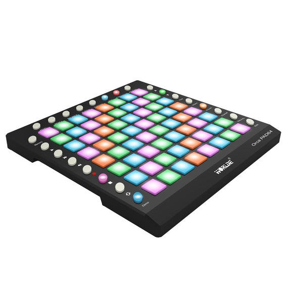 WORLDE ORCA PAD64 Portable MIDI Controller 64 Drum Pads with USB Cable