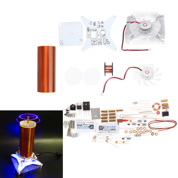 DIY Tesla Coil Module Kit Ion Windmill Tesla Coil ZVS Technology Physical Electronics Production Parts