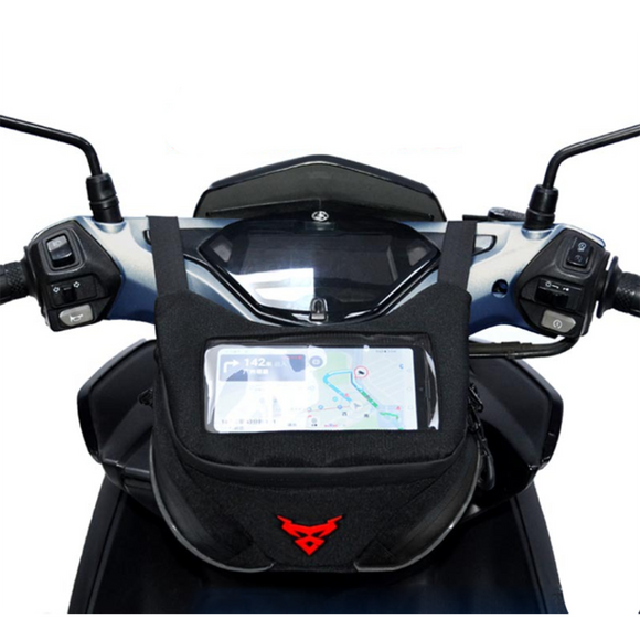 MOTOCENTRIC Mobile Navigation Waterproof Motorcycle Front Bag Visible Oxford Motocross Reflective Waist Bag Expandable Multifunctional Storage Bag 0118