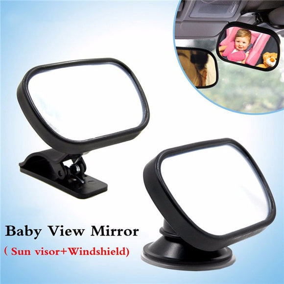 Tirol Mini Adjustable Car Baby View Mirror Car Rear Baby Safety Convex Mirror 88*56*25MM