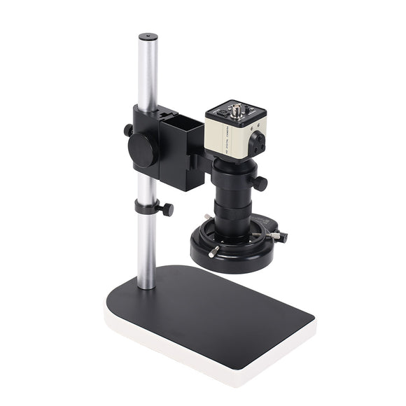 BNC Microscope Camera 700TVL Industrial Microscope Camera+130X C Mount Lens 56 LED Ring Light Lamp for BGA PCB Repair