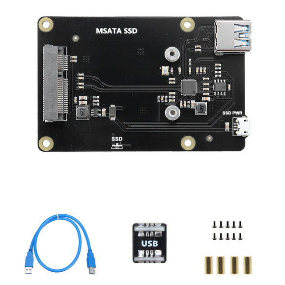 X850 mSATA SSD Storage Expansion Board  V3.0 For Raspberry Pi 3 Model B / 2B / B+