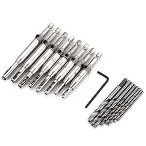 4/7/8pcs Self Centering Hinge Hardware Drill Bit Set Pilot Hole Guides Door Window Hinges Set