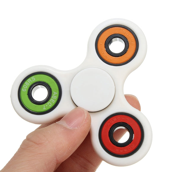 Triangle Fidget Spinner Fidget Fingertip Finger Spiral Focus Gyro Ceramic Bearing EDC Tool