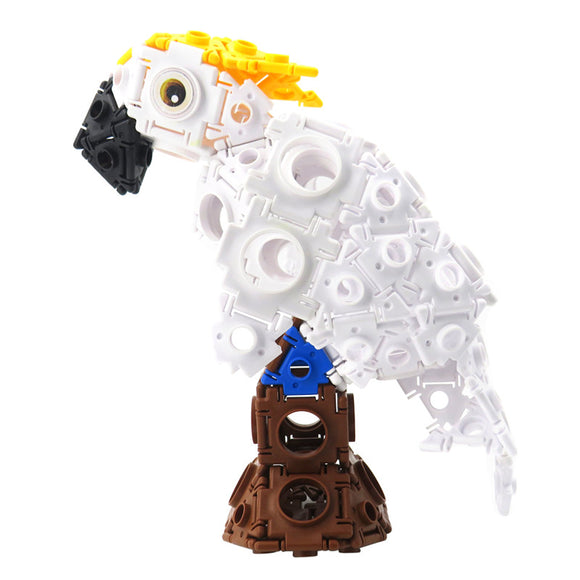 Flytec Educational Building Blocks Toy Children Gift Parrot Magic Buckle 123pcs
