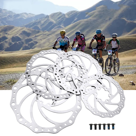BIKIGHT Bicycle Brake Disc Rotor Outdoor Cycling Bike Wheels Front Rear Rotors Bike Accessories