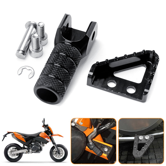 Rear Brake Pedals Step Plate+Gear Shifter Shift Lever Tip For KTM SX EXC XCF SMC