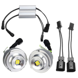 2PCS 20W LED Angel Eyes Lights Halo Ring Bulb 45cm White for BMW E60 528i 535i LCI