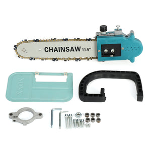 11.5 Chain Saw Bracket + Chain Suitable for 100/125mm Angle Grinder"