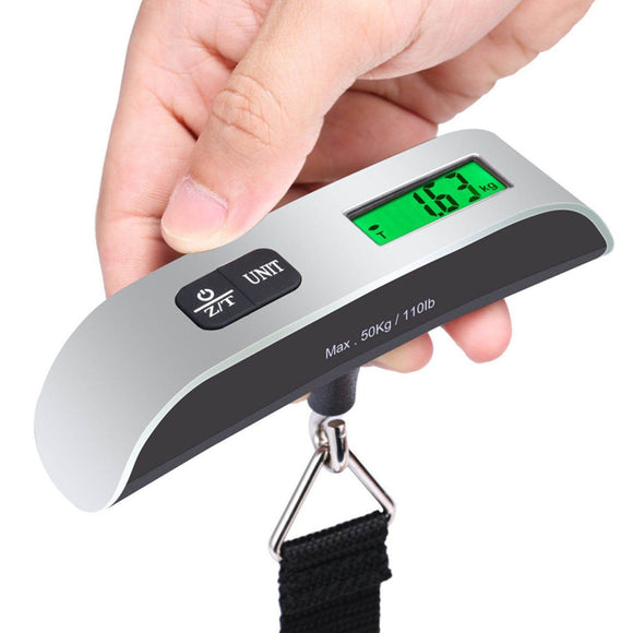 50KG Digital Electronic Scale Travel Portable Handheld Weighing Luggage Scales Suitcase BAG
