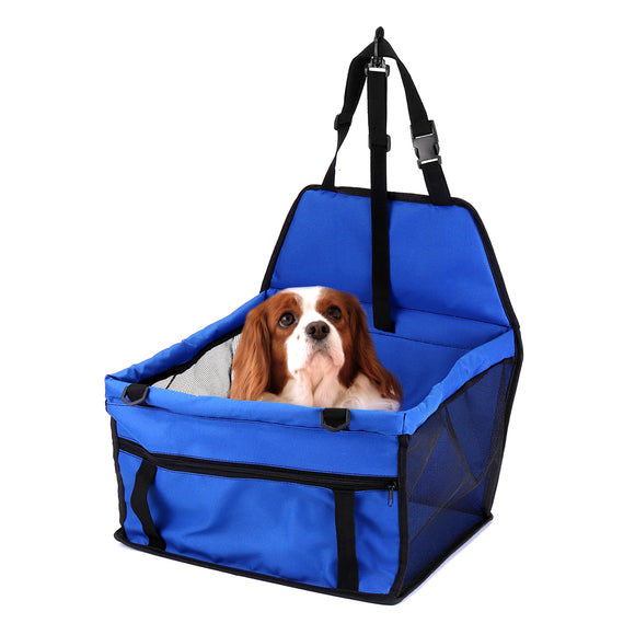 600D Oxford Dog Car Seat 45cm Booster Cover Waterproof Pet Mat Basket Carrier Travel Portable