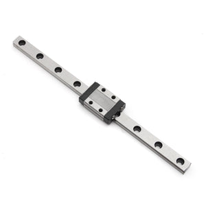 2Pcs 175mm CPC Miniature CNC Linear Support Rail w/ Slide Bearing With 1 Pc Silder Parts