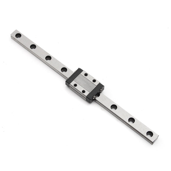 2Pcs 175mm CPC Miniature CNC Linear Support Rail w/ Slide Bearing With 1 Pc Silder Parts