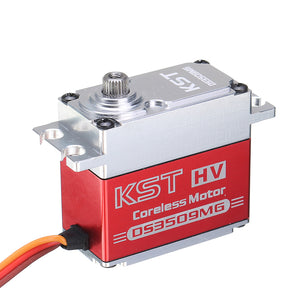 KST DS3509MG Digital Servo CNC Coreless Metal Gear 25T Large Torque For 30cc  120 Class RC Airplane Boat Car