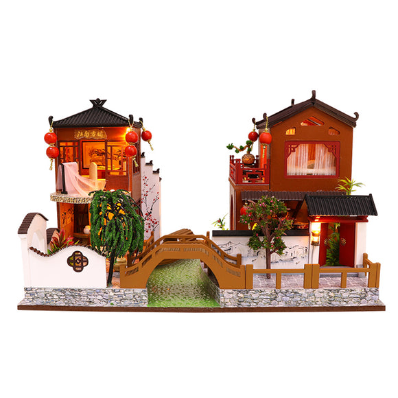 Hongda L902Z DIY Cabin Poems and Dreams Three-dimensional Hand-assembled Doll House Model Toy