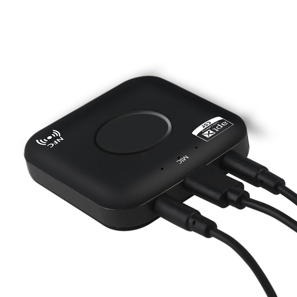 iMars bluetooth Receiver Wireless Adapter APTX LL 3.5mm Aux Music GPS NFC for Car Audio Headphone Home TV