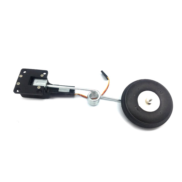40G Digital Servoless Metal Electric Retractable Landing Gear With Wheel for RC Airplane KTK
