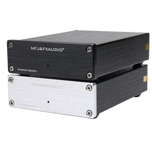 FX-AUDIO PHONO BOX01 LP Vinyl Record Player Mini MM Phono Preamp Audio Amplifier
