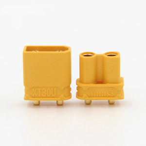 10X Amass XT30UPB XT30 UPB 2mm Plug Male Female Bullet Connectors Plugs For PCB