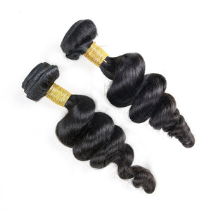 6A Grade Brazilian Virgin Unprocessed Loose Wave 100% Real Human Hair Extension