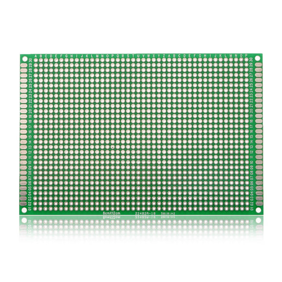 5Pcs 80*120mm FR-4 Double-Side Prototype PCB Printed Circuit Board