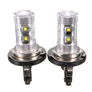 Car H15 50w LED White HeadLight Daytime Running Light Bulb For VW Audi