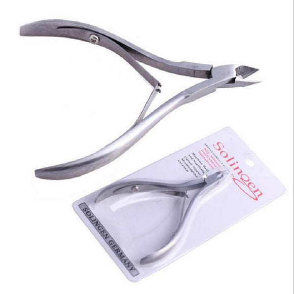 1Pc Cuticle Scissors Fork Dead Scissor Nail Art Tool