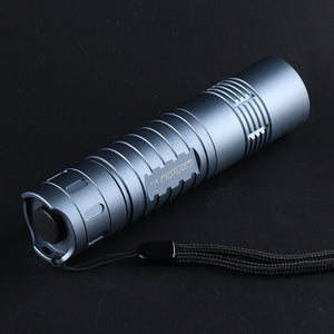 Blunish Gray Convoy S11 SST40 6500K 6A 26650 18650 Flashlight 4 Modes LED Torch