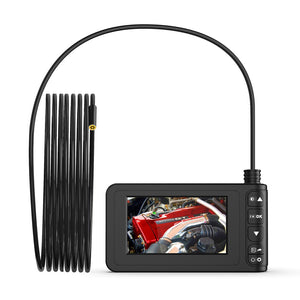Inskam129 LCD Handheld 4.3 Inches HD 1920*1080P Digital Borescope Colorful Screen 8.0mm IP67 Waterproof Lens with Rechargeable Battery Hard Wire