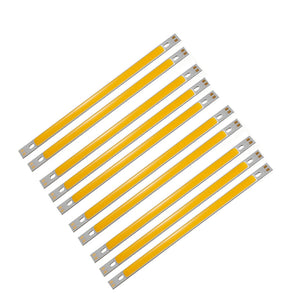 10pcs LUSTREON Warm White High Power 10W COB LED Chip Light DC12-14V for DIY 200x10MM Lamp