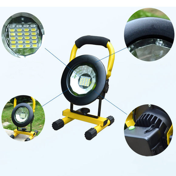 A08483 2400Lumens 3Modes LED Portable COB Flood Light LED Flashlight Work Light