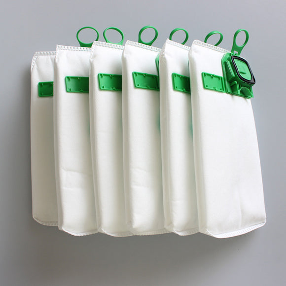 6Pcs Vacuum Cleaner Bag Dust Bag for Vorwerk VK140 VK150 Replacement