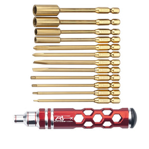 RJX RJX2881 13 In 1 Hex Nut Phillips Flat Screwdriver Multifuncational Repairing Tools Set For RC Models