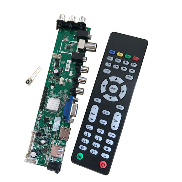 Z.VST.3463.A Support DVB-C DVB-T DVB-T2 Universal LCD TV Controller Driver Board