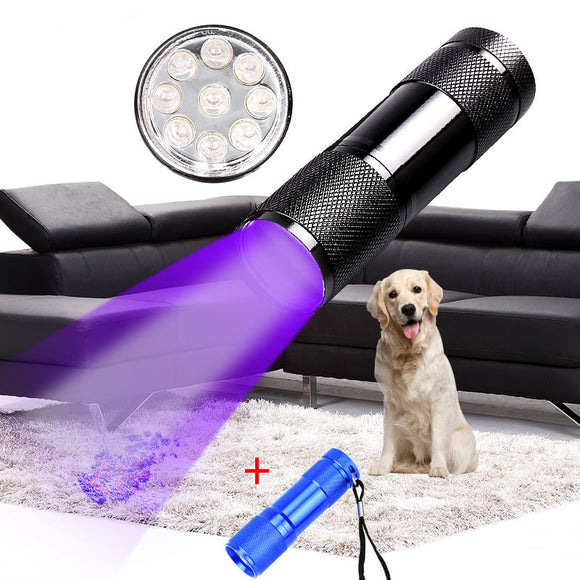 Black+Blue XANES U01 9x LED Violet Light Multifunction UV LED Flashlight Fluorescence Detection Pen