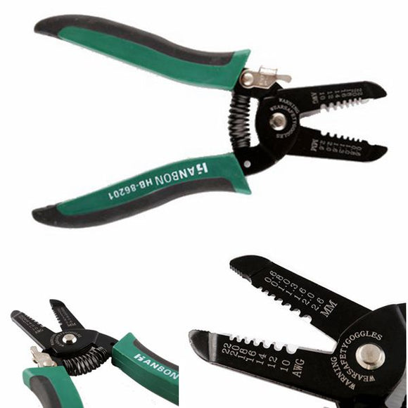 0.6-2.6mm Alloy Steel Automatic Wire Strippers Cable Pliers Flayer Crimping Tool
