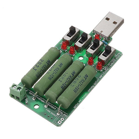 3pcs JUWEI 10W 4 Switch USB Aging Discharge Loader 15 Kinds Current Test Load Support QC2.0 QC3.0
