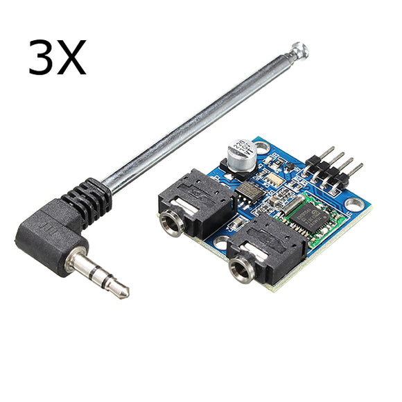 3Pcs TEA5767 FM Stereo Radio Module 76-108MHZ For Arduino With Antenna