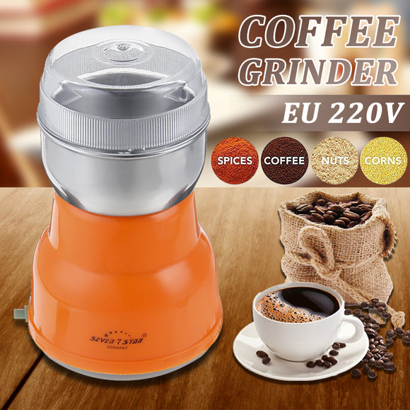220V Power Electric Coffee Grinder Grinding Milling Bean Nut Spice Matte Blenderr