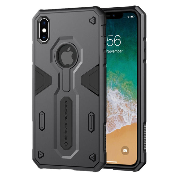 NILLKIN Shockproof Anti-scratch  Soft TPU + Hard PC Back Cover Protective Case for iPhone XS MAX