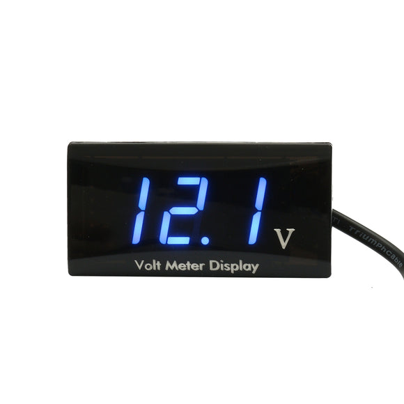 12V Waterproof Voltage Panel Meter LED Digital Display Volt Meterr For Car Motorcycle