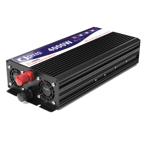 4000W Power Inverter Charger DC 12V to AC 220V Pure Sine Wave Converter