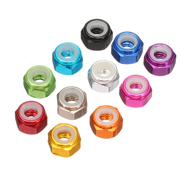 Taiwei 5Pcs M2 Self-locking Nylon Nut For RC Flytower Aluminum Alloy Multi Rotor Parts For FPV Racing RC Drone