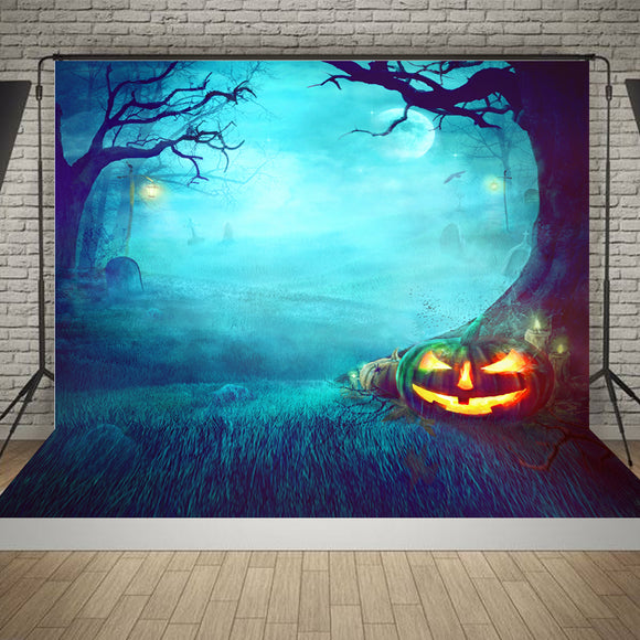 5x7FT Halloween Graveyard Studio Photography Background Backdrop Photography Prop
