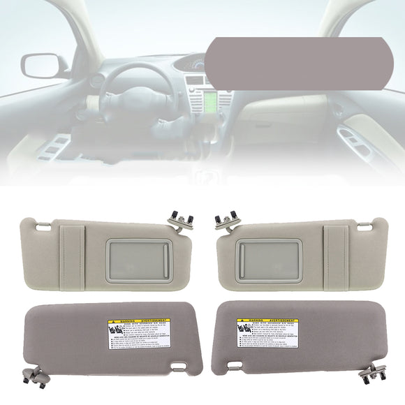 Left+Right Car Sun Visor Vanity Light Accessories Covers For Toyota Camry 2007-2011